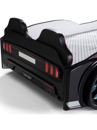 Ліжко машина пластик Форсаж чорна Туреччина